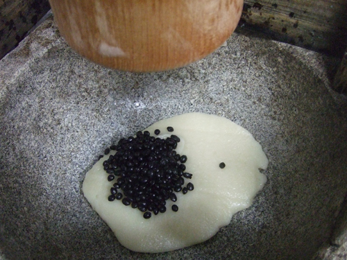 豆なまこ餅（豆かき餅）の作り方（その１）